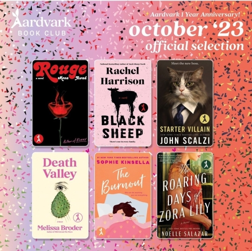 October 2023 Aardvark Book Club Hints & Selections